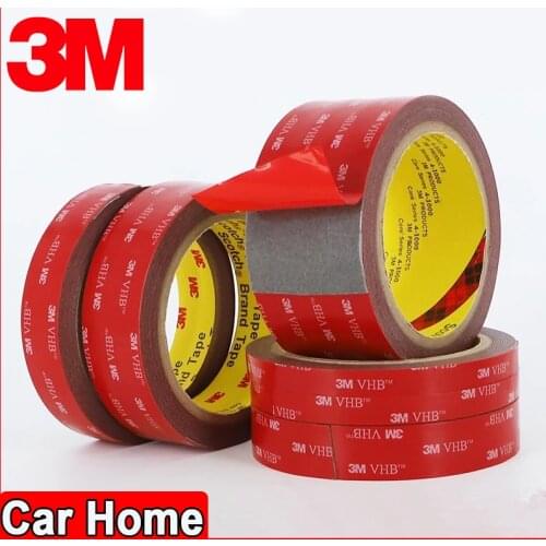Free Shipping 3M VHB 5608 Double Sided Acrylic Foam Adhesive Tape For Car Waterproof Heavy Duty Mounting Tape Indoor Outdoor