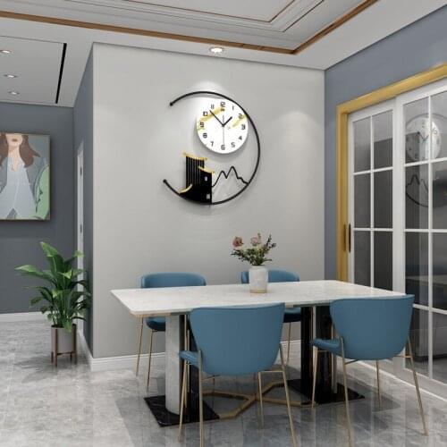 Modern Metal Wall Clock Mute Creative Living Room Luxury Large Art Digital Wall Clock Mechanism Reloj Pared Home Decoration DG50