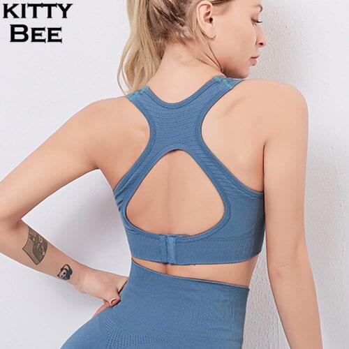 Sports Bras Fitness Women Seamless Sports Bra For Women Gym Yoga Bra Push Up Bralette Workout Brassiere Sport Femme Active Wear