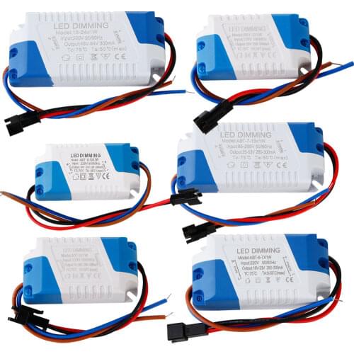 3W 5W 7W 8-10W 15W 15-24W Dimmable Power Supply LED Driver Adapter Transformer 300mA 240mA For LED Downlight