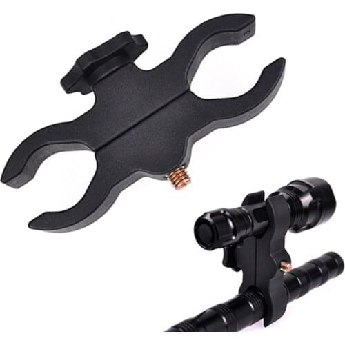 Led Bicycle Lights Torch Clip Clamp Universal 360 Swivel Bicycle Bike LED Flashlight Mount Bracket Holder