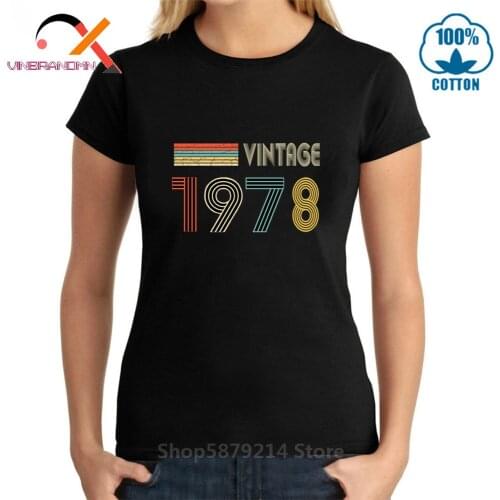 Vintage Model Made in 1978 All Original Parts T shirt Women 70s Retro T-shirt Fashion Classic Valentine Birthday Perfect Gifts