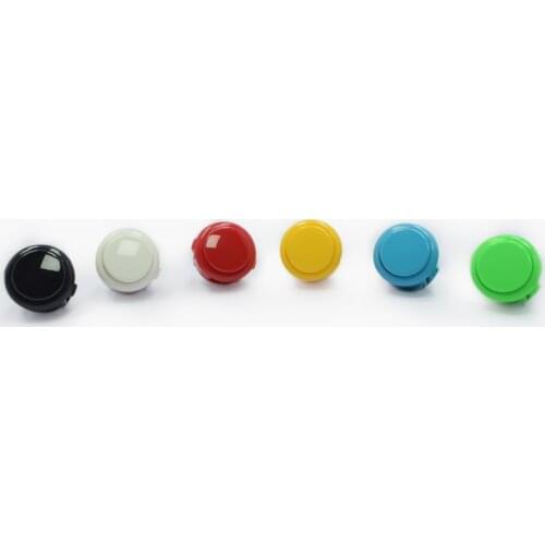 10pcs Original Sanwa 30mm Button Push Button Switch Arcade Cabinet DIY Durable Arcade Button