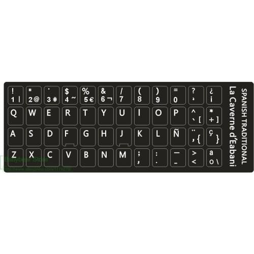 1000pcs Spanish Germany customize keyboard sticker keyboard protector film print printing matter