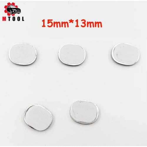 15*13mm 5pcs/lot Car Key Shell Sticker Logo For Mazda Emblem Badge square Aluminum DIY metal car key logo Black white color