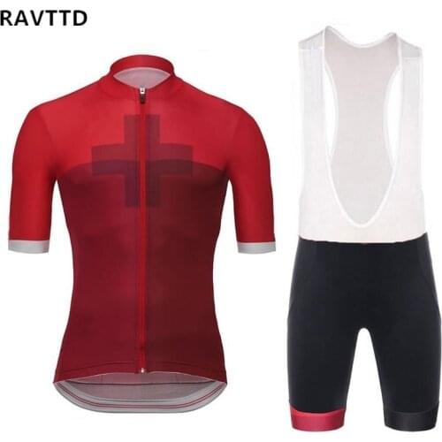 2018 Switzerland Team Men Cycling Jersey Sets Bike Ciclismo Bicycle Bicicleta Ropa Maillot Mtb Cycling Clothing Bike Cycle Shirt