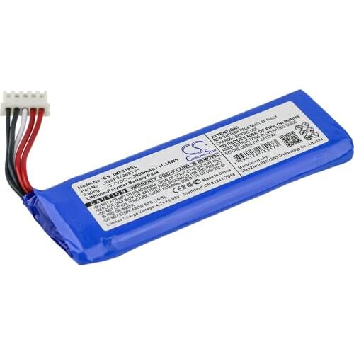 Cameron Sino 3000mAh Battery GSP872693 01 for JBL Flip 4, Flip 4 Special Edition