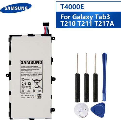 Samsung Original Replacement Tablet Battery T4000E For Samsung GALAXY Tab3 7.0 T210 T211 T2105 T217a T4000C T4000U 4000mAh