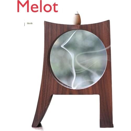 Fragrant Moon Incense Burner Backflow Incense Sandalwood Joss-Stick Incense Coil Home Aromatherapy Creative Gift Souvenirs