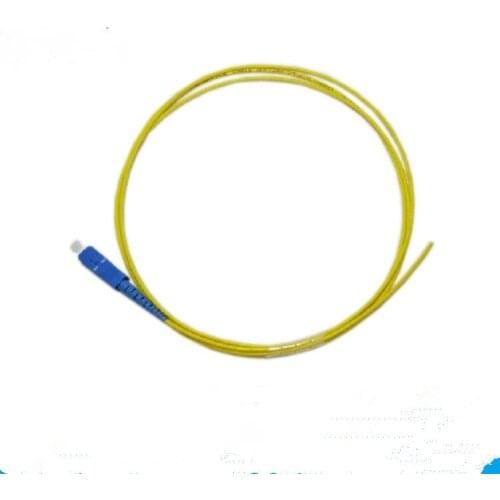 Free Shipping 50pcs/lot SM Simplex 9/125 2.0mm 1.5 Meters SC/UPC Pigtail SC Fiber Optic Pigtail