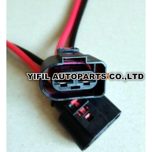 1/2/5/10pcs/lot 2 Pin/Way Power Steering Pump Plug Control Unit Connector Wire Cable Pigtail For VW AUDI SKODA SEAT 1K0 971 955