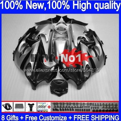 Body For SUZUKI KATANA GSXF 600 750 GSXF600 98 99 00 2001 2002 Black silver 12MC.79 GSX600F GSXF750 1998 1999 2000 01 02 Fairing