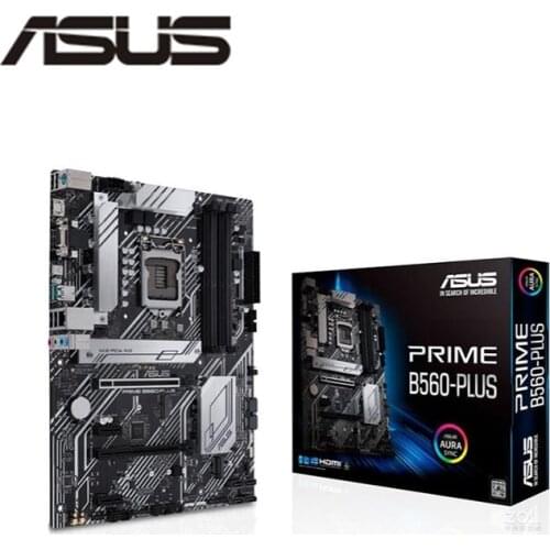 NEW For ASUS PRIME B560-PLUS Motherboard Socket LGA 1200 DDR4 M.2 nvme ssd For Intel B560 Original Desktop Mainboard