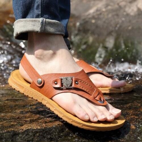 New Beach Microfiber Soft Comfortable Men 2019 Breathable Sandals Non-slip Casual Shoes