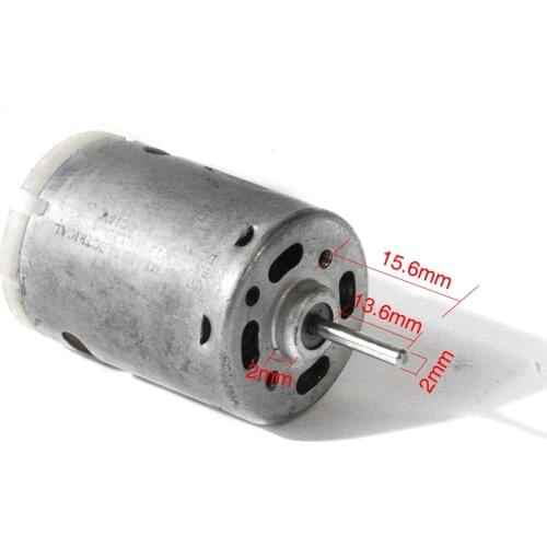 RS385 high torque small motor micro DC motor strong magnetic carbon brush 24V 9000RPM turn