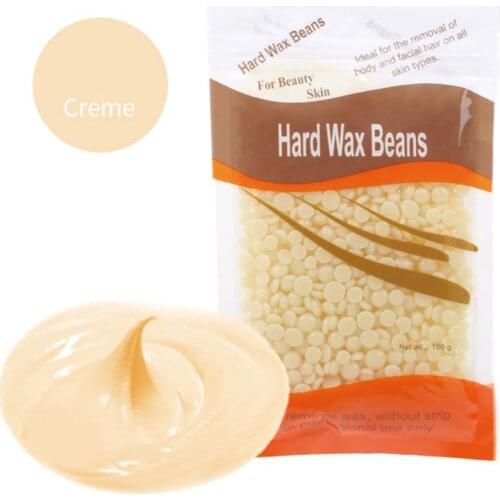 100g Natural Herbal Scent Hard Wax Beans Unisex Depilatory Hot Film Beads Waxing Pellets No Strip Nose Body Hair Removal Random