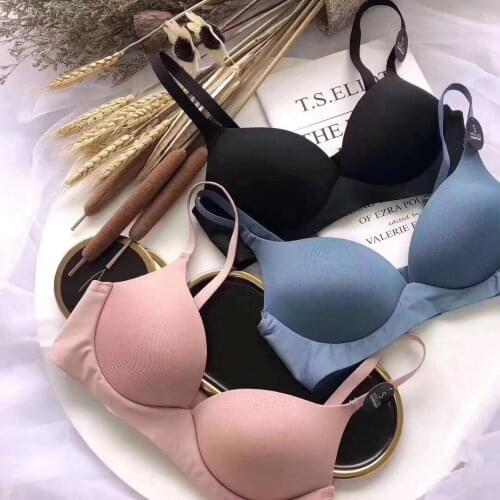 Women Sexy Bra Sets Embroidered Lace Bra And Panties Set ABC 36 38 40 42 Sexy Lingerie Intimates Suit cute bow gather bra set #q