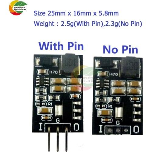 Ziqqucu High-efficiency LDO regulator DC 6V 9V 12V 24V to 5V 3.3V including voltage DC-DC converter and low dropout regulator