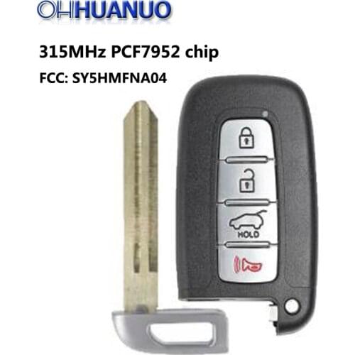 3+1 button Smart Remote Key Fob 315MHz PCF7952 for Hyundai Kia 2011-2017 FCC: SY5HMFNA04