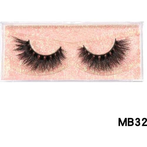 HEYME 200 Pairs/Lot 3D Mink Lashes Dramatic Fluffy Soft Wispy Volume Natural Long Thick Cross Reusable False Eyelash Wholesale