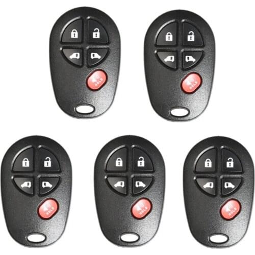 5pcs/lot Xhorse XKTO08EN Wire Universal Remote Key 5 Buttons for VVDI Key Tool English Version