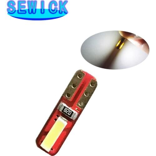 500PcsT5 W3W Neo Wedge Car Led Lamp Instrument Dash Lights Interior Car Led Light Dashboard Side Signal Bulbs Red White Blue