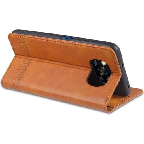 Stand Case for For Xiaomi POCO X3 NFC Wallet Cover Business Pouch Holder