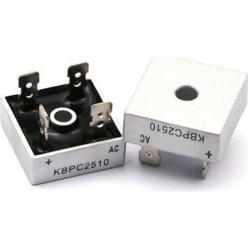 5PCS/LOT KBPC2510 2510 25A 1000V Phases Diode Bridge Rectifier New And Original