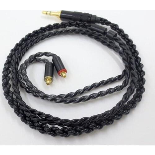 Diy short Bluetooth-compatible wire silver plated cable mmcx ue900 se535