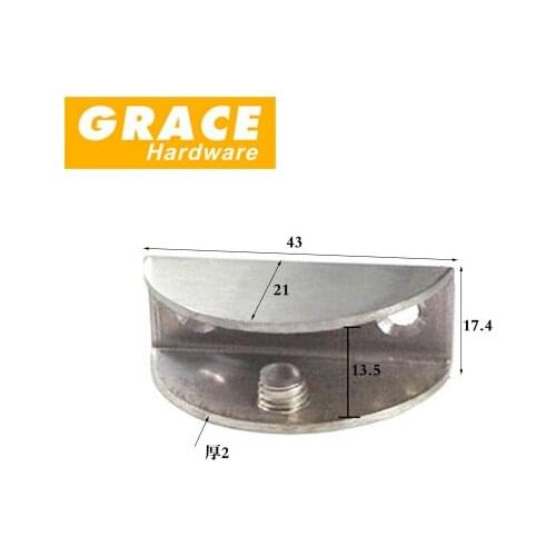 Fixed Baffle Plate Clip Stainless Steel Glass Clip Bracket Hardware Fittings Glass Bracket Glass Holder