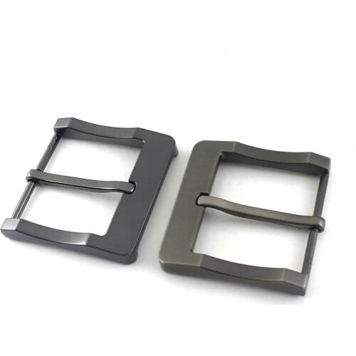 Metal 5cm Belt Buckle Mens Casual End Bar Heel Bar Single Pin Belt Half Buckle Leather Craft Jeans Webbing Fit for 48mm Belt