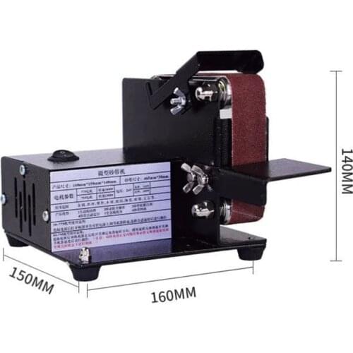 Miniature Mini Electric Sanding Belt Machine Sharpening Artifact DIY Sandpaper Machine Woodworking Desktop
