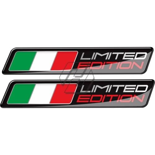 3D Italy Limited Edition Sticker Italia Flag Decals Case for Car Decals PIAGGIO VESPA Aprilia Ducati