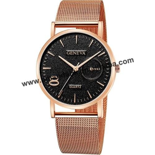 Wholesale Fashion Alloy Women Watches Hot Sale Analog Quartz Dress Men Wrist Watch Casual Men Women Geneva Watch 665
