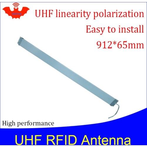 UHF RFID Strip thin antenna VA906 915MHZ middle range 920-925M Self-service library Access door Embedded rfid reader antenna