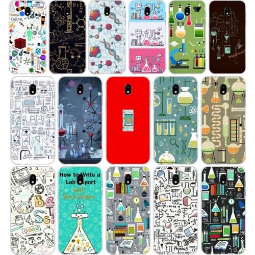245H Biology and Chemistry Soft Silicone Tpu Cover phone Case for Samsung j3 j5 j7 2016 2017 a3 2016 a5 2017 a6 2018
