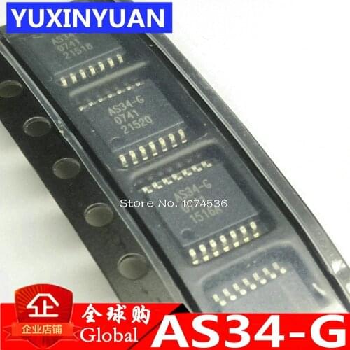 50pcs/lot AS34-G TSSOP-14 AS34 TSSOP AS34G TSSOP14 IC
