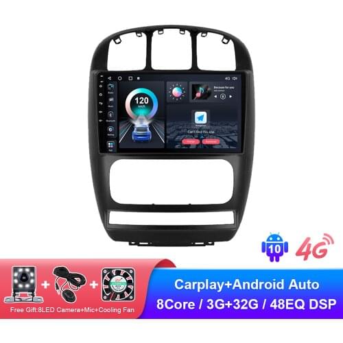 For Dodge Caravan 4 For Chrysler Grand Voyager RS 2000-2012 Car Radio Multimedia DVD Player Carplay Autoradio GPS 2din Audio DSP