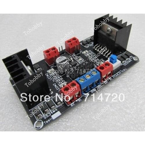 Free Shipping L298N Motor Control 4 DC Motor Driver Module 4DC Motor control Shield