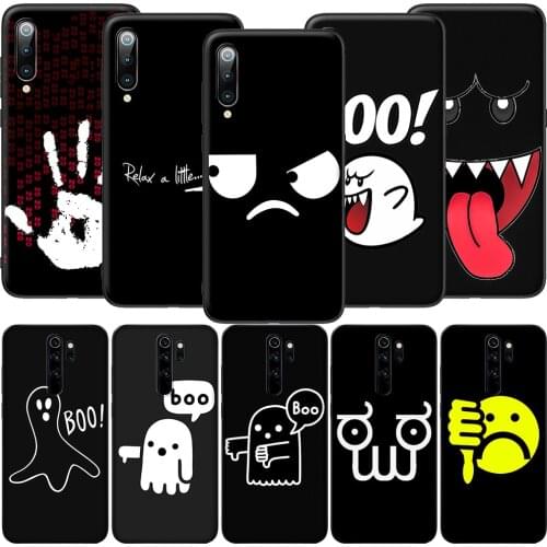 GX74 Ghost Of Disapproval Boo Soft Silicone Case for Redmi Note 4X 5 5A Prime 6 6A 7 7A 8 8A 8T 9 9A 9C 9S Pro Lite