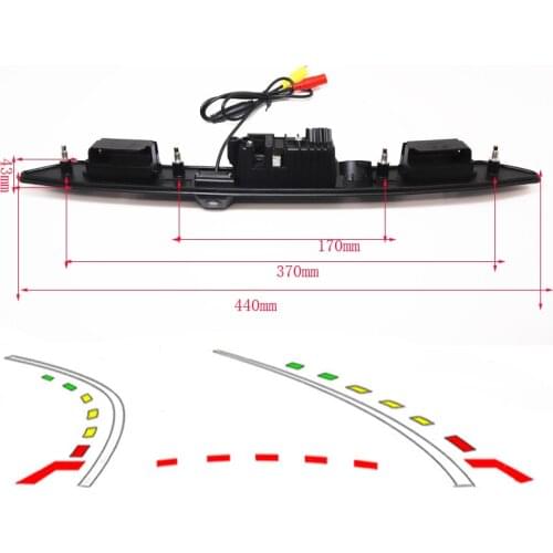 Dynamic Trajectory Tracks car Rear View parking backup Camera For Audi A3 A4 A5 A6 A8 A6L Q7 Revese Backup Camera CCD HD