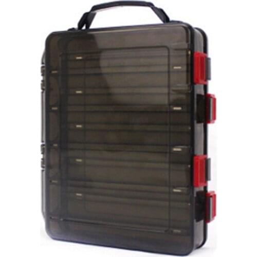 Fishing Lure Box Double Sided Tackle Box Fishing Lure Squid Jig Baits Accessories Box Minnows Bait Fishing Tackle