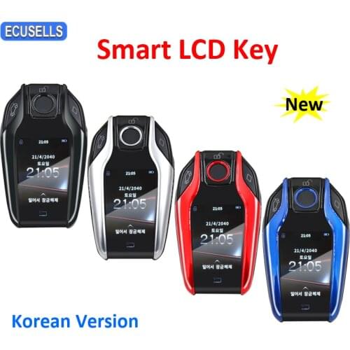 Modified Universal Smart Remote Car Key LCD Screen for BMW for Benz for Audi for Toyota for Ford for Hyundai Korean Version
