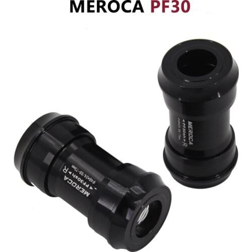 MEROCA PF30 Bicycle Bottom Bracket Mountain Bike 46mm Bearing BB For Shimano Chainwheel