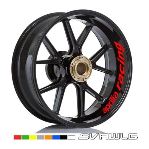 New high quality Motorcycle Wheel Sticker stripe Reflective Rim For Aprilia TUONO Caponord RSV4 GPR150 Shiver 750