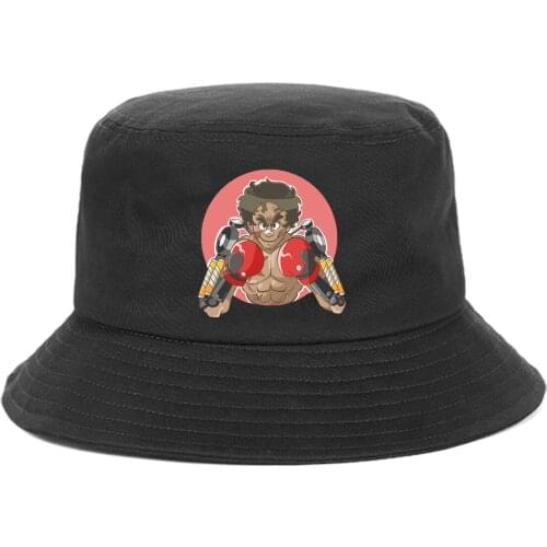 Anime game MEGALOBOX Bucket Hat teenager Outdoor Summer Hip Hop Beach Sun Caps unisex Streetwear Chapeau Caps Fisherman Caps
