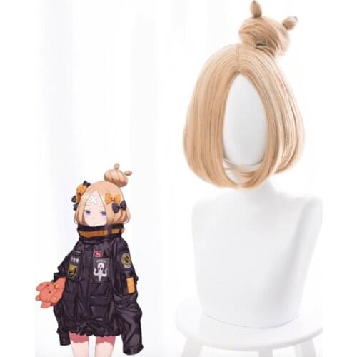 Fate/Grand Order Cosplay Wig Abigail Williams 33CM Short Cosplay Wigs Halloween Carnival Women Cosplay Wigs