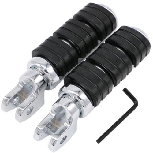 Front Foot Pegs Footrest for Yamaha Stryker VStar Dragstar XVS1100 650 Custom Vmax 1200 Bolt XV950 Virage XV750 1100 85-15 (120)