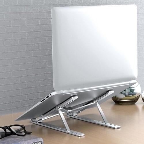 Laptop Stand Tablet Stand Holder Adjustable Aluminum Alloy Laptop Computer Holder Foldable Portable Desktop Holder Tablet Stand