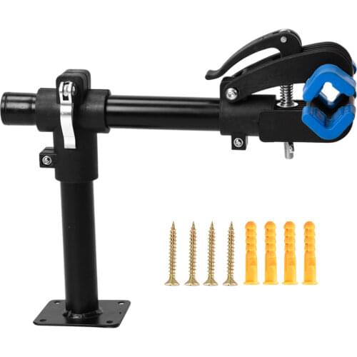 Bike Wall Mount Repair Rack 360 Rotation Bicycle Repair Stand Work Stand Indoor Bicycle Storage Clamp Repair Work Stand For Bike